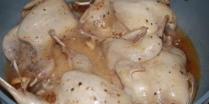 Шаг 2: перепелок в кленовома сиропе