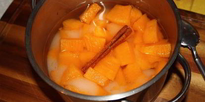 Шаг 1: пряной тыквы в сахарнома сиропе