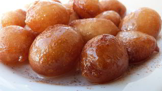 Рецепт Сладких пончиков лукумадес в сиропе
