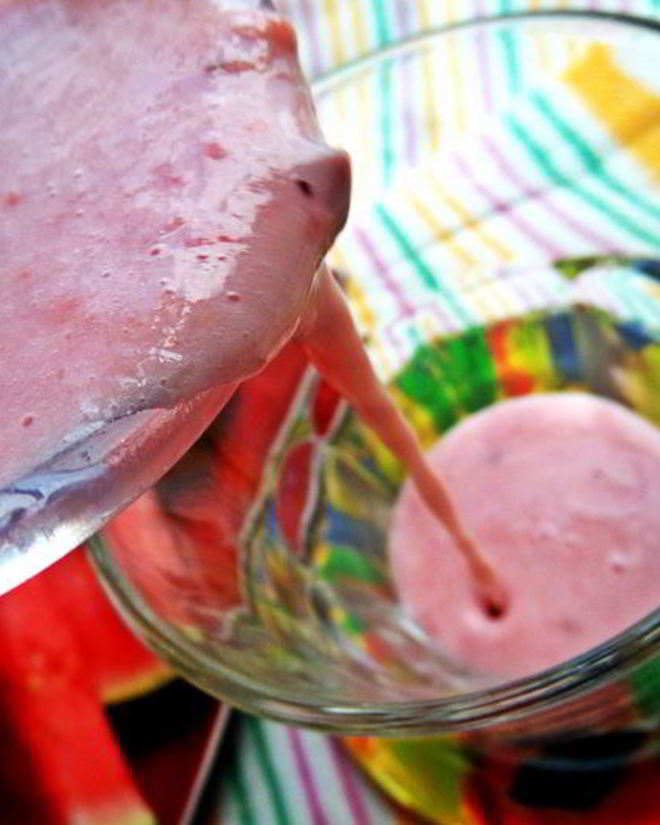 Рецепт бананова-арбузного смузи