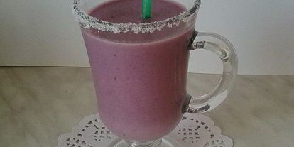 Шаг 4: бананова-черничного смузи