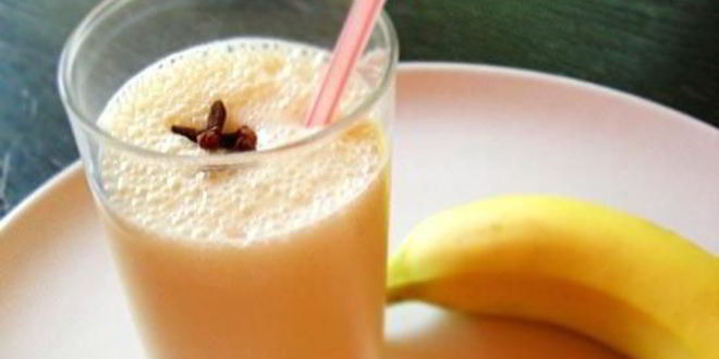 Рецепт бананового смузи на кефире