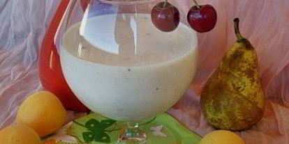 Шаг 2: кефирного смузи грушево-миндальный