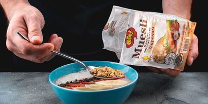 Шаг 3: клубничного смузи-боул