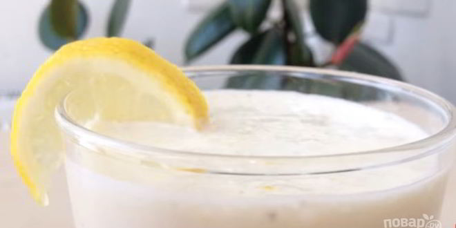Рецепт лимонного смузи