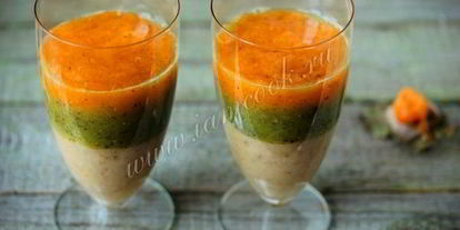 Шаг 3: смузей-десерта с маршмэллоу