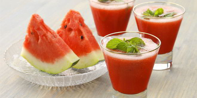 Рецепт смузей из арбуза и мяты