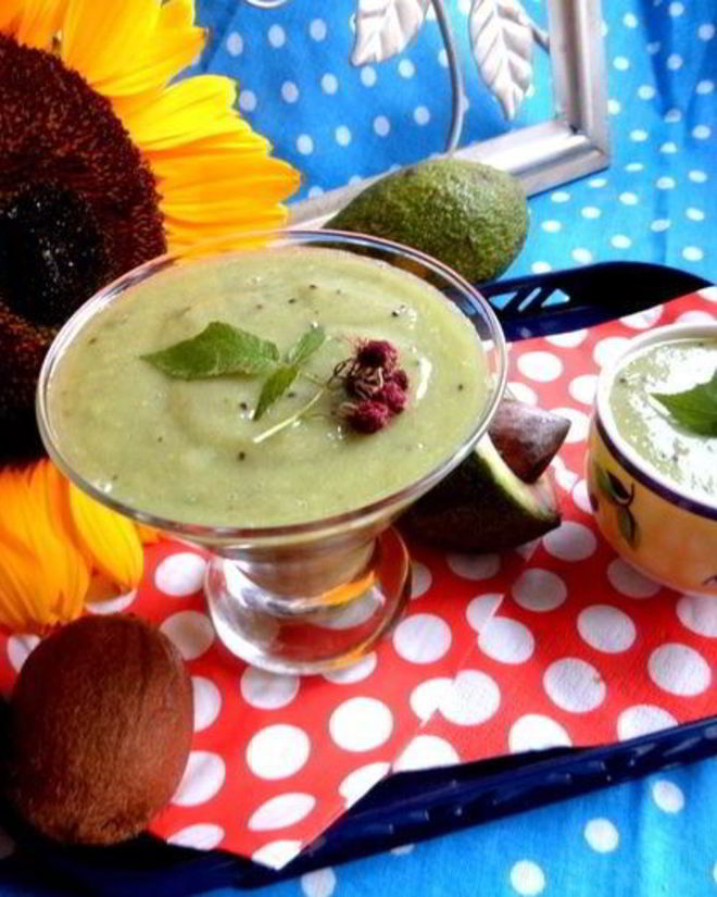 Рецепт смузей из авокадо и киви