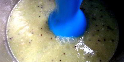 Шаг 3: смузей из авокадо и киви