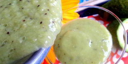 Шаг 5: смузей из авокадо и киви