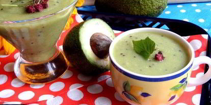 Шаг 6: смузей из авокадо и киви