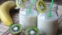 Рецепт Смузей из кефира и банана