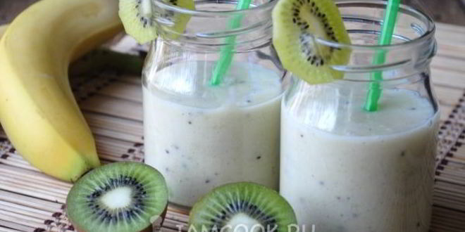 Рецепт смузей из кефира и банана