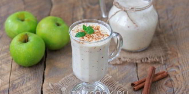 Рецепт Смузей из кефира и яблока