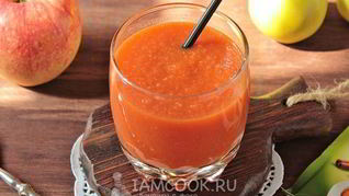 Рецепт Смузей из моркови и яблок