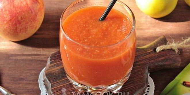 Рецепт смузей из моркови и яблок