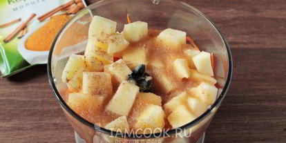 Шаг 7: смузей из моркови и яблок