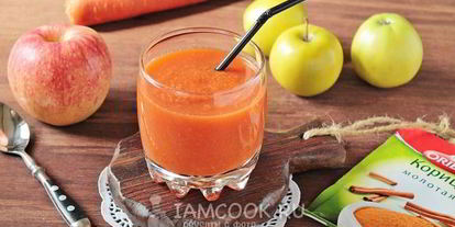 Шаг 9: смузей из моркови и яблок