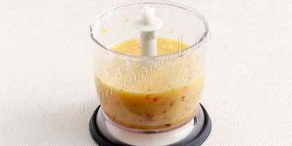 Шаг 3: смузей из персика и малины