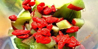 Шаг 5: смузей из ревеня, киви и банана