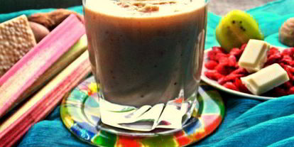 Шаг 8: смузей из ревеня, киви и банана