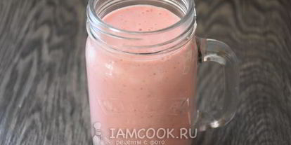 Шаг 5: смузей клубничный чизкейк