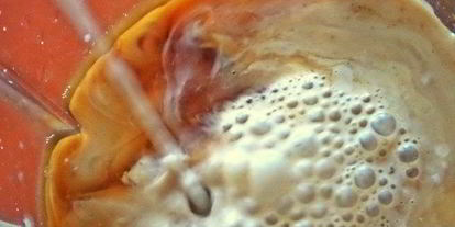 Шаг 2: смузей кофе со сливками