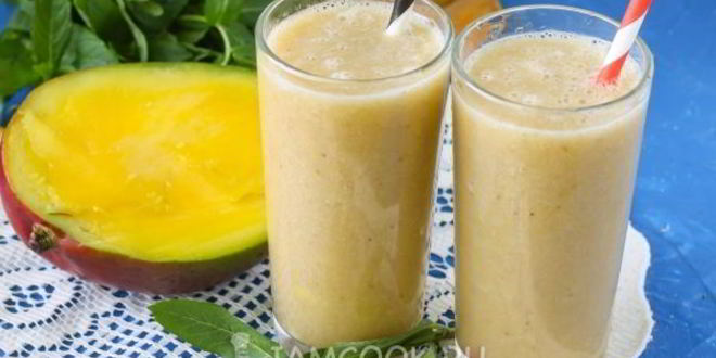 Рецепт смузей с манго и бананом