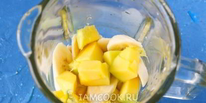 Шаг 4: смузей с манго и бананом