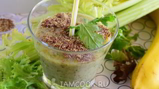 Рецепт Смузей с сельдереем и семенами льна