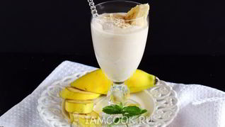 Рецепт Смузей с творогом и бананом