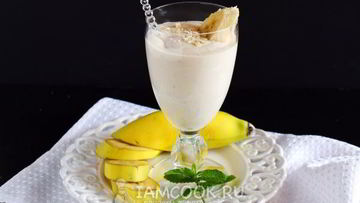 Рецепт Смузей с творогом и бананом