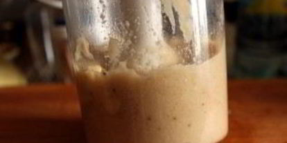 Шаг 1: смузей с яблоком и бананом