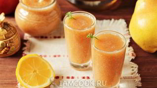 Рецепт Смузей с яблоком и грушей