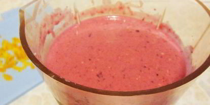 Шаг 2: ягодного смузи с овсяными хлопьями