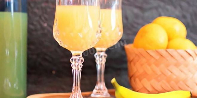 Рецепт Вина из апельсинов и бананов