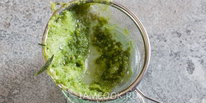 Шаг 10: зеленого коктейля тархун