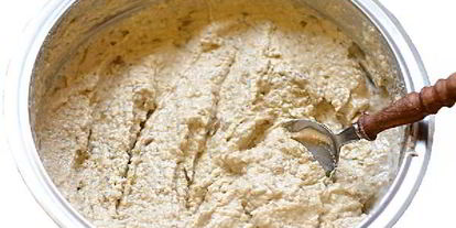 Шаг 3: чесночно-орехового салат с баклажанами и перцем