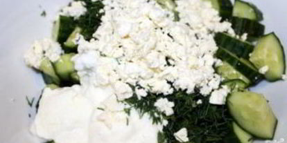 Шаг 5: греческого салата из огурцов