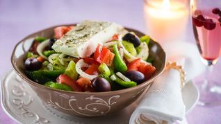 Рецепт Греческого салата с фетаксой