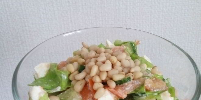 Рецепт греческого салата с кедровыми орешками