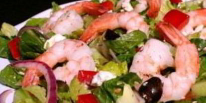 Шаг 7: греческого салата с креветками