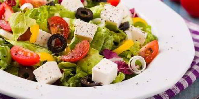 Рецепт греческого салата с маслинами