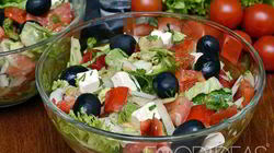 Рецепт Греческого салата с пекинской капустой
