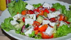 Рецепт Греческого салата с перловкой