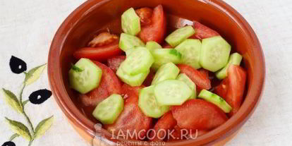 Шаг 4: греческого салата с сыром фета