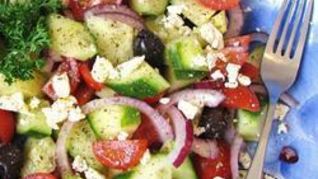 Рецепт Греческого салата Санторини