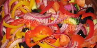 Шаг 2: греческого салата