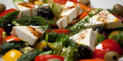 Шаг 6: солнечного греческого салата