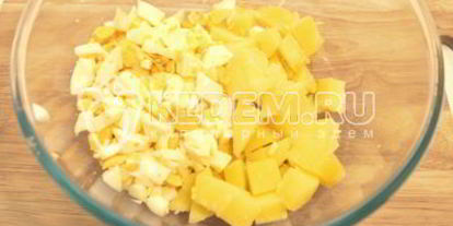 Шаг 3: картофельного салата на рождество